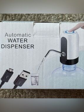 NIB New Automatic Rechargeable Water Dispenser Pump